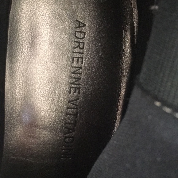 New Adrienne Vitadini suede & stretch black boot - Picture 8 of 9